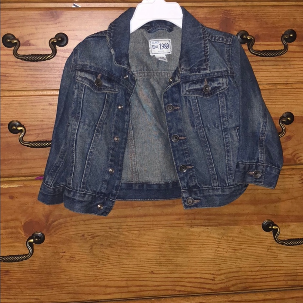 Denim blue jean jacket
